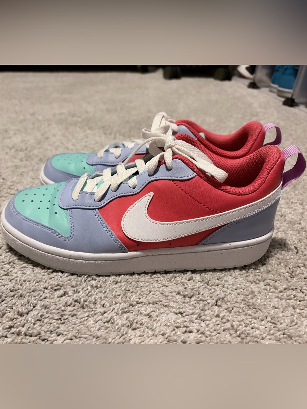 Nike Court Borough recraft - Cobalt Bliss Track Red